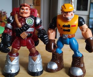 Two Fisher Price Matel Rescue Heroes