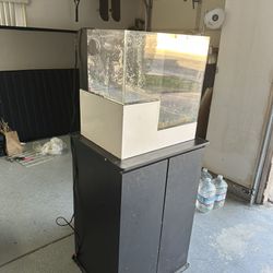 Unique Acrylic Reef Tank/aquarium And Stand, W/ Built-in Bio Filter 