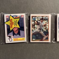 1988 Topps Rack- Pack Rak Pak Keith Comstock ERROR Front  AND Center VERY RARE