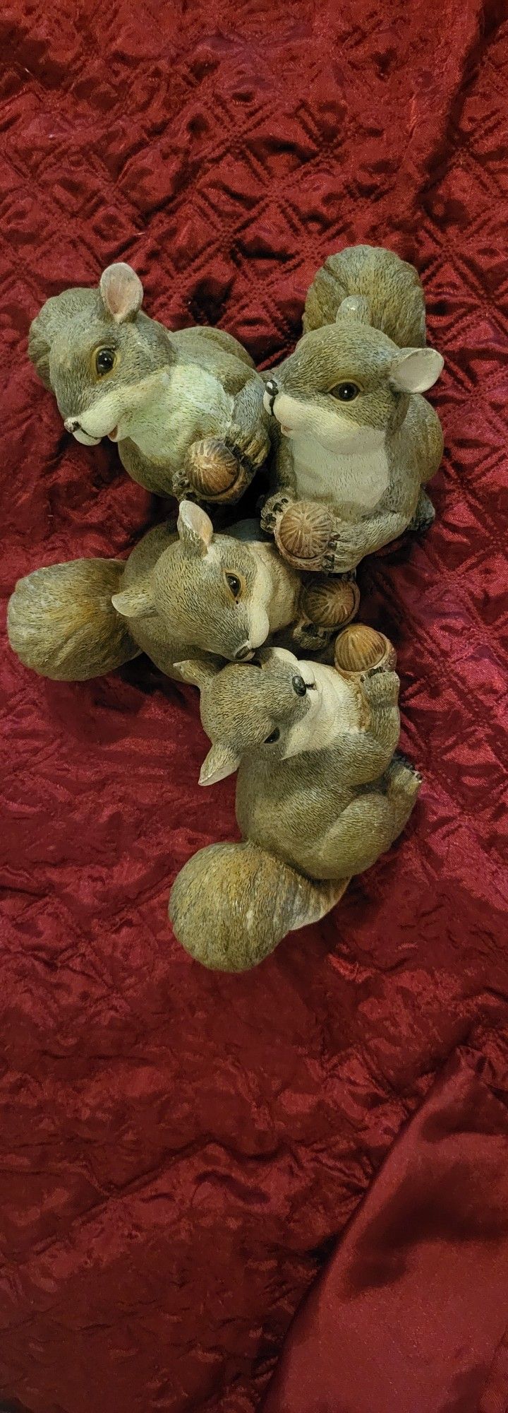 Miniature Squirrels With Nuts