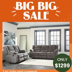 2 Pc Sofa And Loveseat 