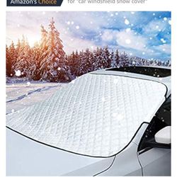Brand new car windshield snow cover