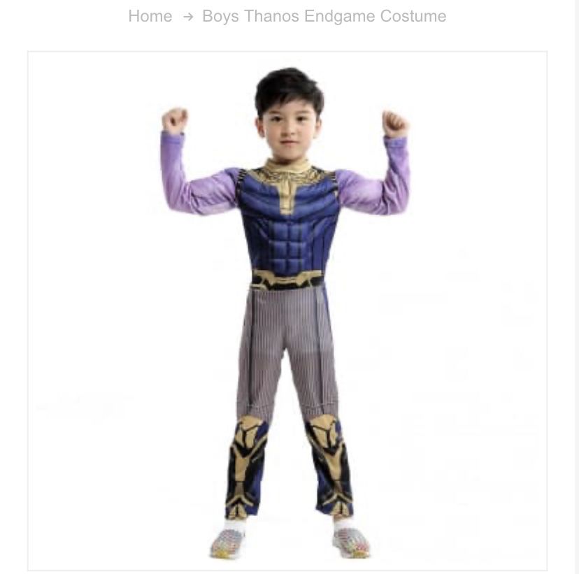 Kids Endgame _Costume