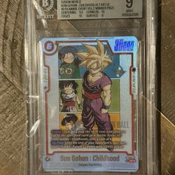 2025 Fusion World Son Gohan Childhood Alt Art SB02-007 Gohan Beckett Mint