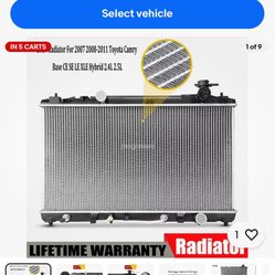 2011 Camry Radiator 