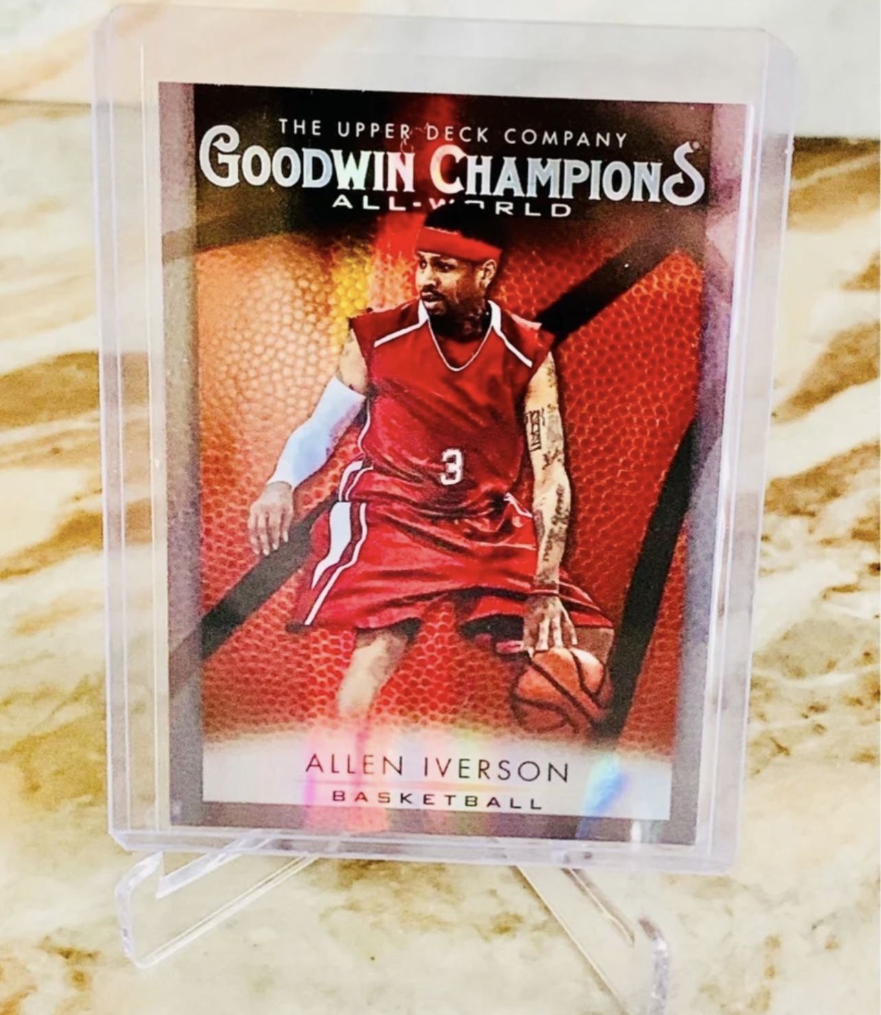 NBA 2021 GOODWIN CHAMPIONS ALL WORLD 76ers ALLEN IVERSON SILVER HOF RARE