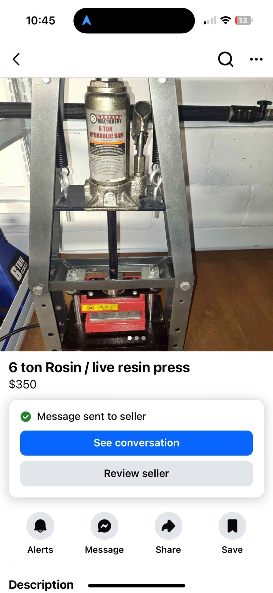 6 Ton Rosin Press
