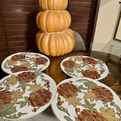 Pumpkin 🎃 Table Mats   Fall Decorations 