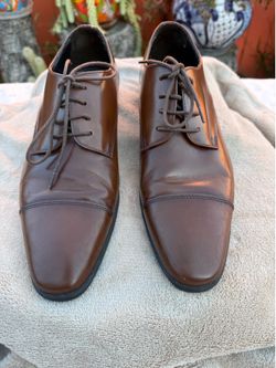 The Rail Brown Leather Mens Dress Shoes Size 40 (7-7 1/2)