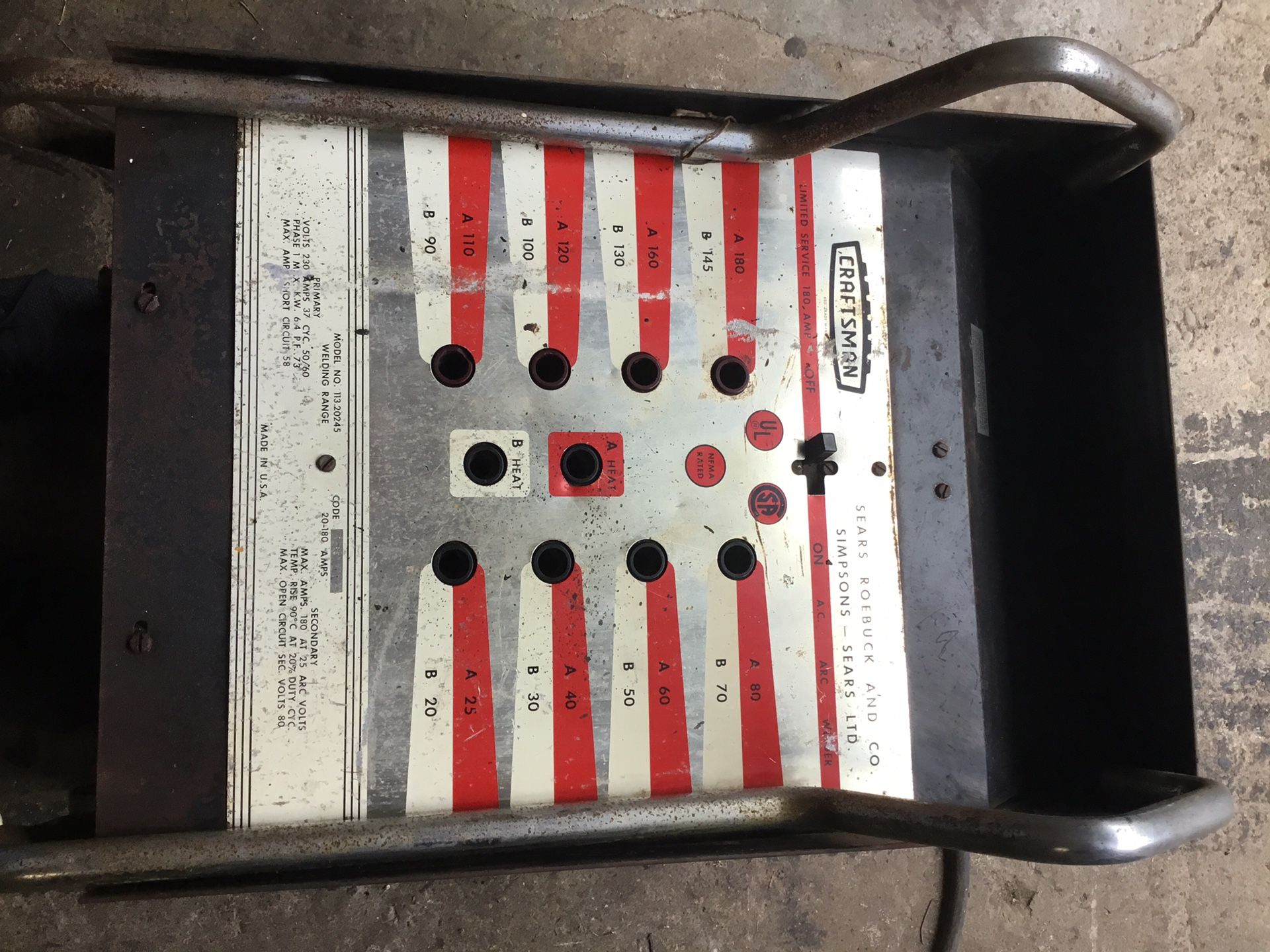 Craftsman AC ARC Welder