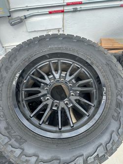 20” black fuel wheels