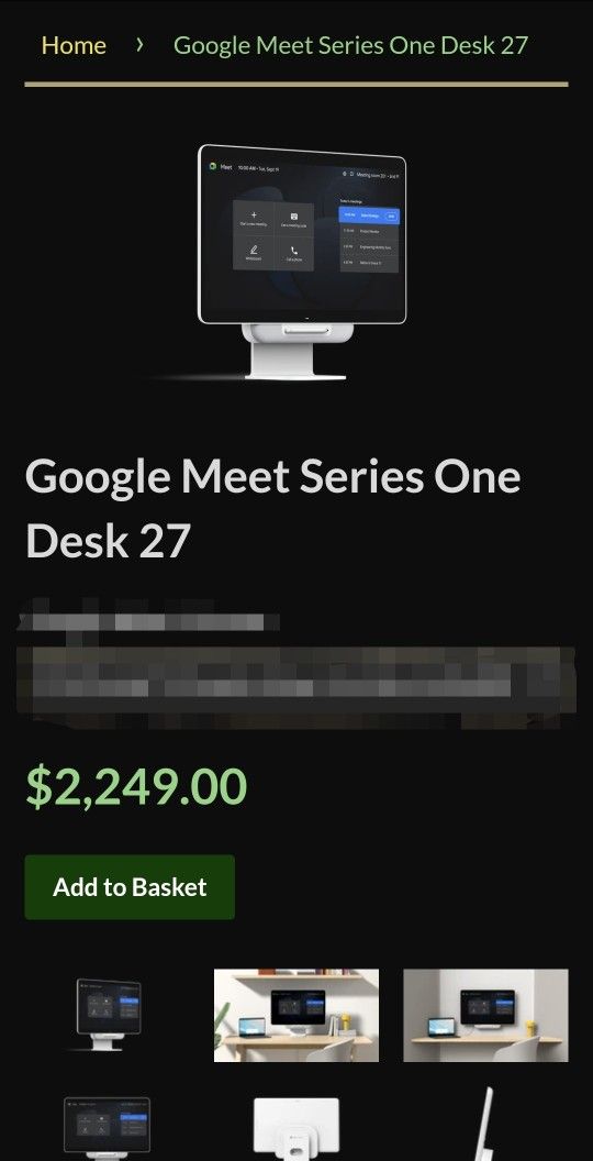 Google Meet 27 All In One Computer