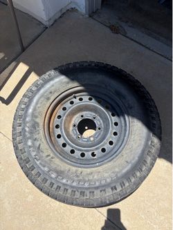 BFG 265/70/16 spare tire on Steelies
