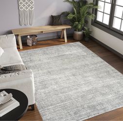 Valenrug Washable Rugs 8x10 - Stain Resistant 8x10 Area Rugs for Living Room, Non Slip Backing Large Area Rugs for Bedroom, Folable Machine Washable A