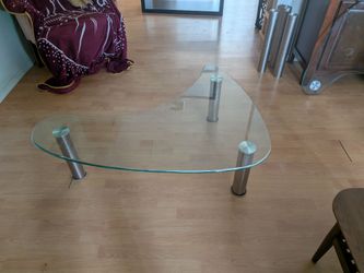 Glass Coffee Table Set