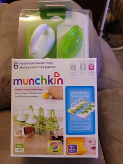 New Munchkin Food Freezer Pops (BPA FREE)