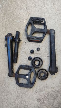 Vintage 3pc bmxc crank