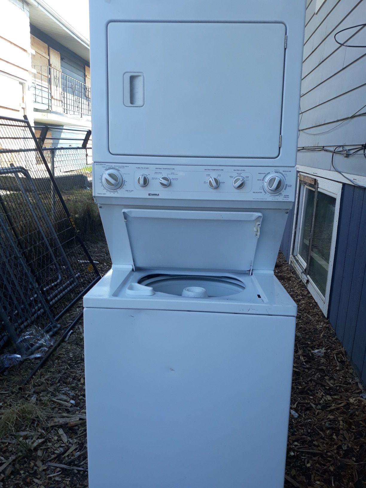 Whirlpool stacked washer/dryer