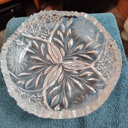 Vintage Lead Crystal Bowl 