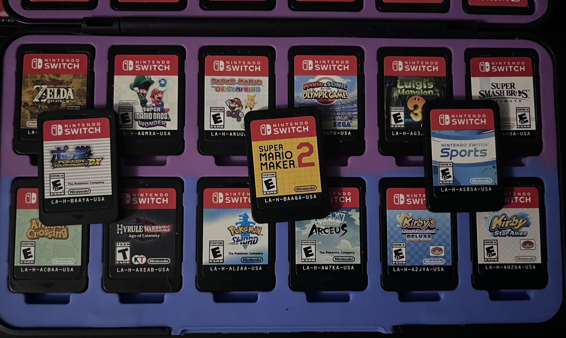 Nintendo Switch Video games $40 Each No Cases