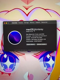 Apple iMac desktop computer
