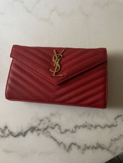 Red YSL Purse
