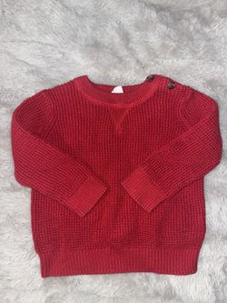 Baby Gap 6-12 Months Red Sweater 
