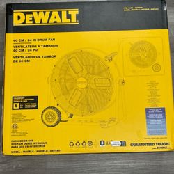 Dewalt DXF2491 24” Drum Fan (A1D026083)