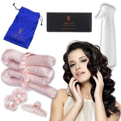 100% Silk Heatless Hair Curler