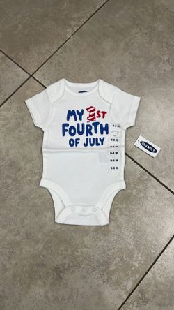 Old Navy My First Fourth of July Onesie, Size 0-3 Months, 3-6 Months