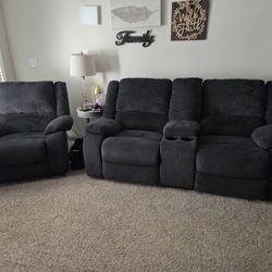 Reclining Couch And Chair