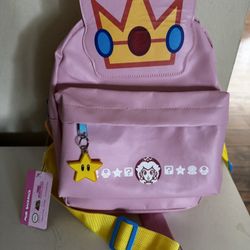 New Princess Peach Backpack 