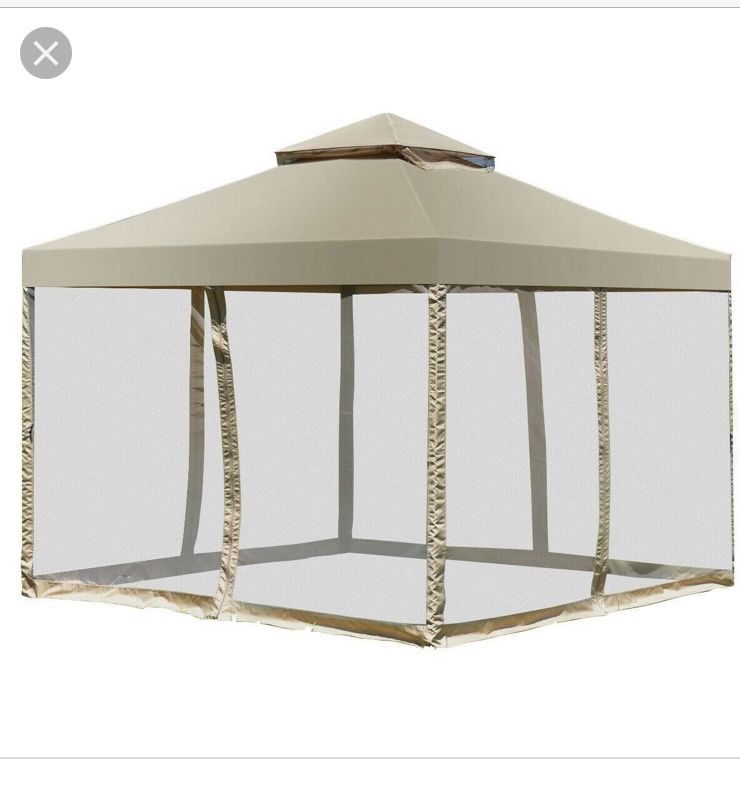 10 X 10 ‘ Canopy Structure Shelter Gazebo 
