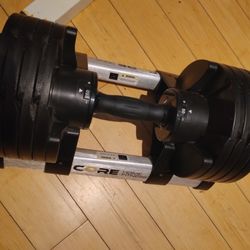 Adjustable Dumbbell (5-50lb) - Core Home Fitness