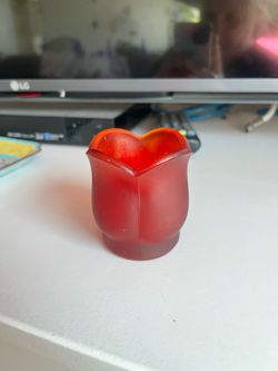 Red Rose Candleholder