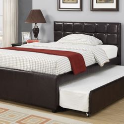Twin Bed With Trundle With Mattress