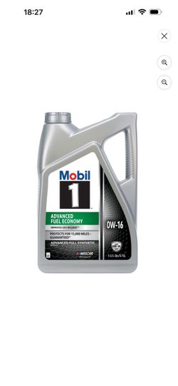 Brand New   Mobil 1 Advanced Fuel Economy Full Synthetic Motor Oil 0W-16, 5 Quart