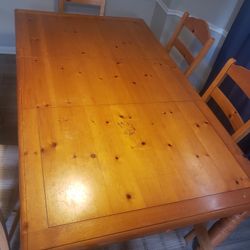 Large Dining Table 6 Chairs