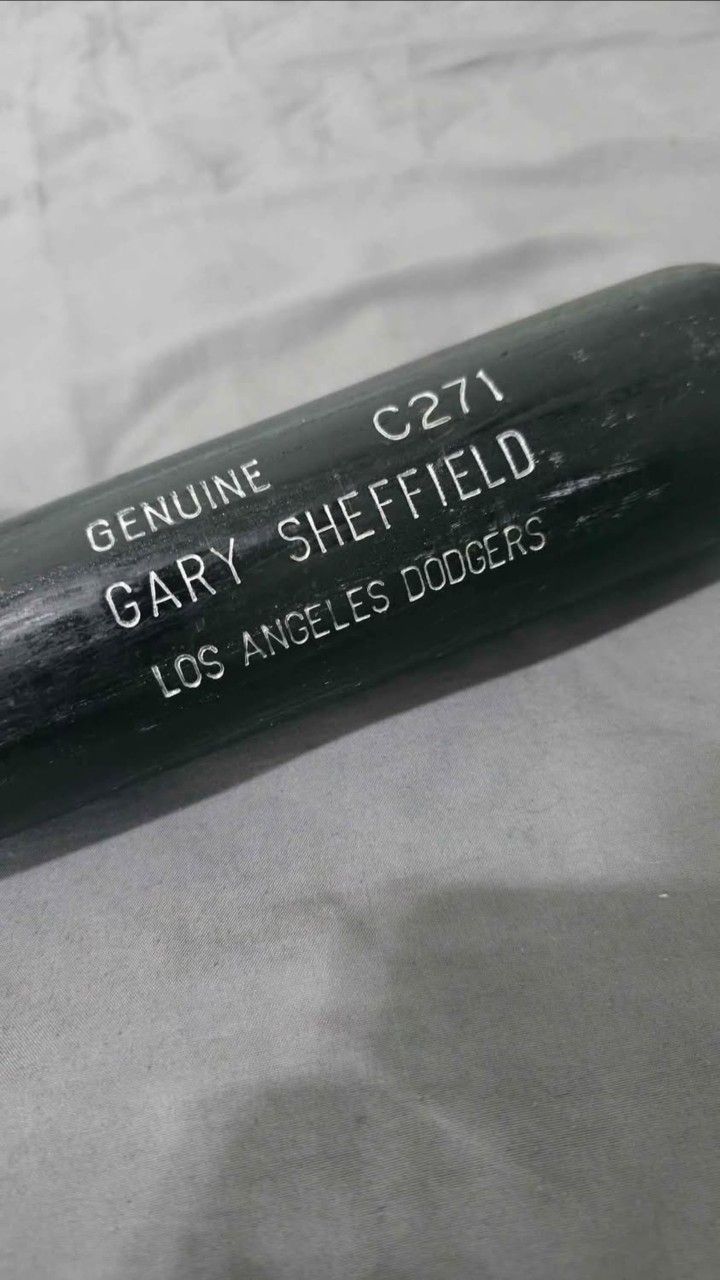 Gary Shefdield Game Used Bat