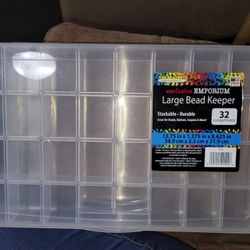 New Beadery 32 compartment bead keeper