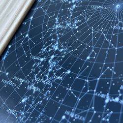 Made to order custom star map
