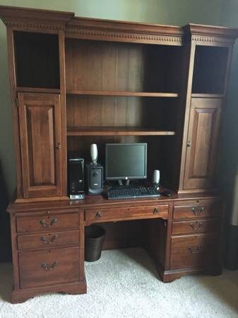 Vintage Solid Cherry Desk With Hutch For Sale In Las Vegas Nv