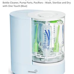 GROWNSY DeepClean Bottle Washer Pro, Baby Bottle Washer and Sterilizer and Dryer, Effortless Washing Machine for Bottle Cleaner, Pump Parts, Pacifiers