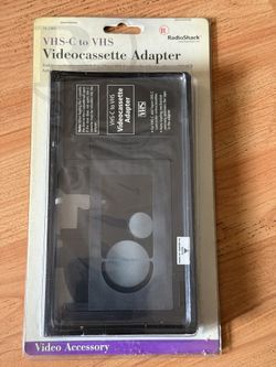 VHS-c To Vhs Videocassette Adapter
