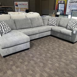 New Big Grey Sectional Sofa 