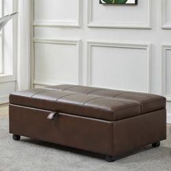 Emorie Sleeper Ottoman Brown