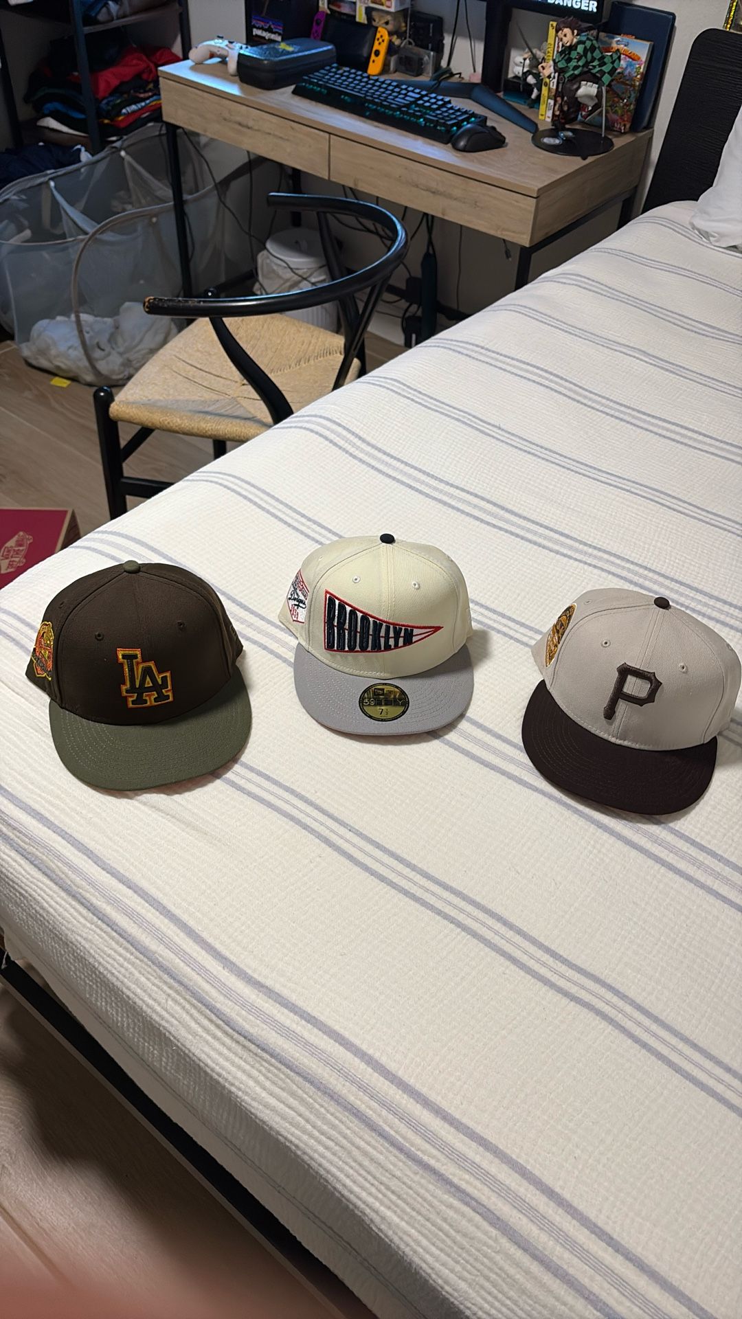 New Era Hats Two Used A Lil One Brand New