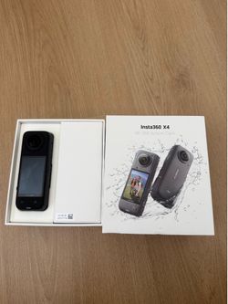 Insta360 X4 Standard Bundle - Waterproof 8K 360 Action Camera, 4K Wide-Angle Video, Invisible Selfie Stick Effect, Removable Lens Guards, 135 Min Batt