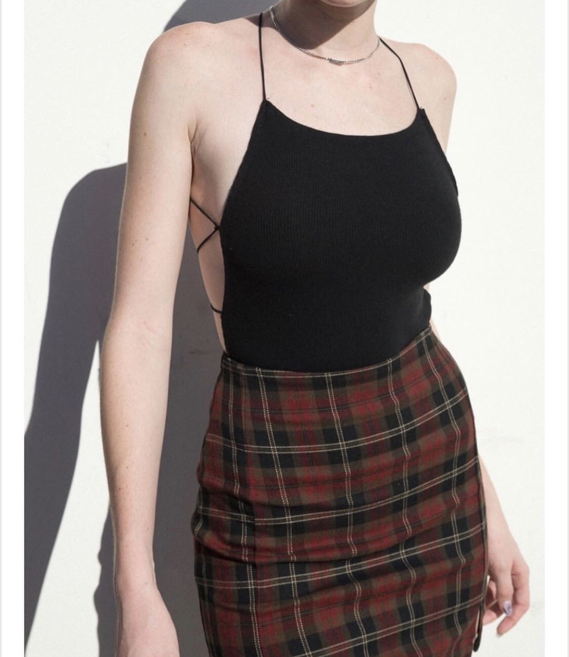BNWT Brandy Melville Black Rose Bodysuit
