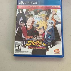 PS4 Naruto Storm 4 Road To Boruto Game
